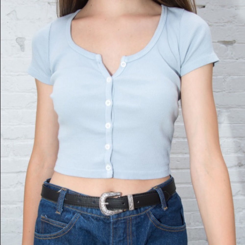 Brandy Melville Zelly Top Blue